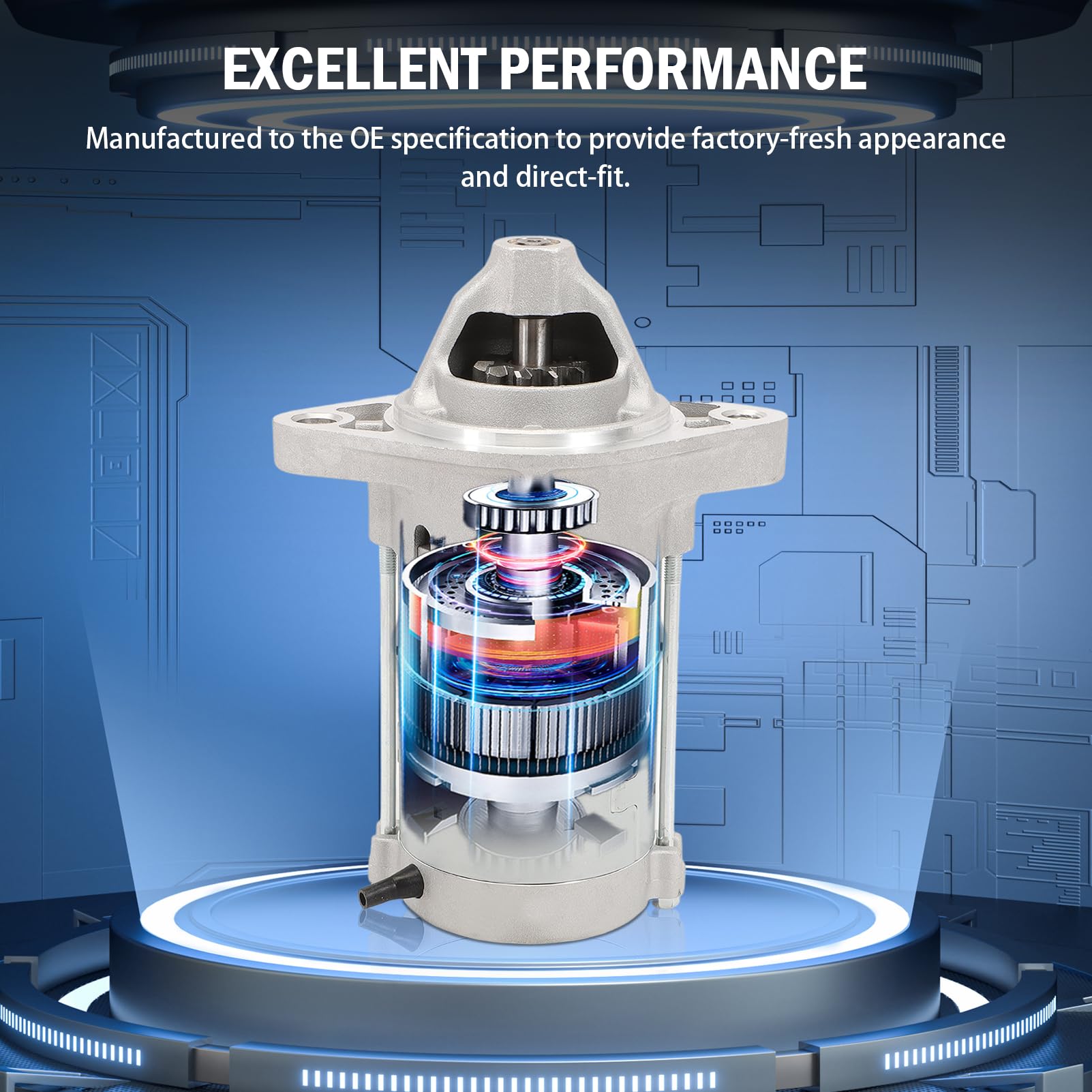 Motor de Arranque 17841 Compatible con Corolla Matrix Vibe - Imagen 5