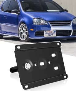 Soporte de placa de matrícula delantera -Negro