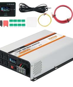 Inversor de Onda Sinusoidal Pura OUBOTEK de 3000 vatios 24V