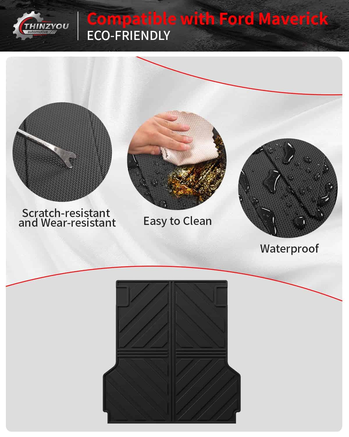 Tapetes Thinzyou Compatibles con Ford Maverick Gasolina - Imagen 6