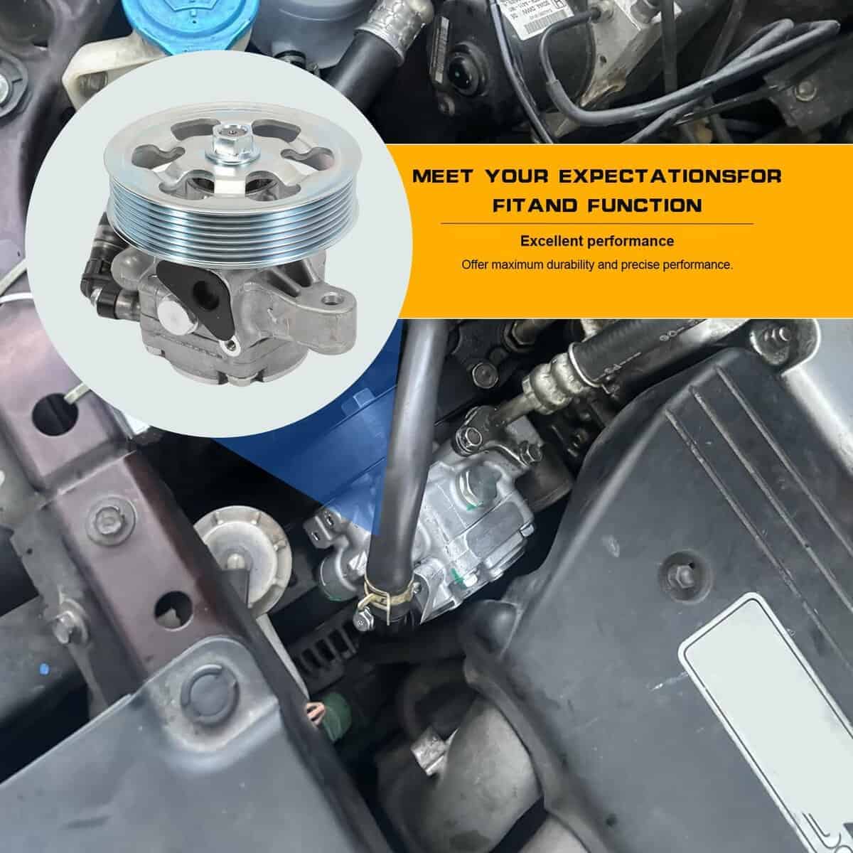 Bomba de dirección asistida 21-5419 con polea compatible - Imagen 6