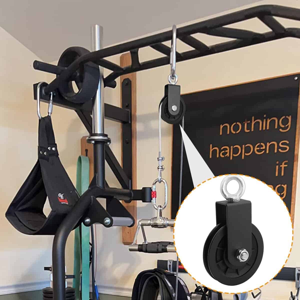 7 Pack Rueda de Poleas de Nylon Silenciosa para Cable de - Imagen 7