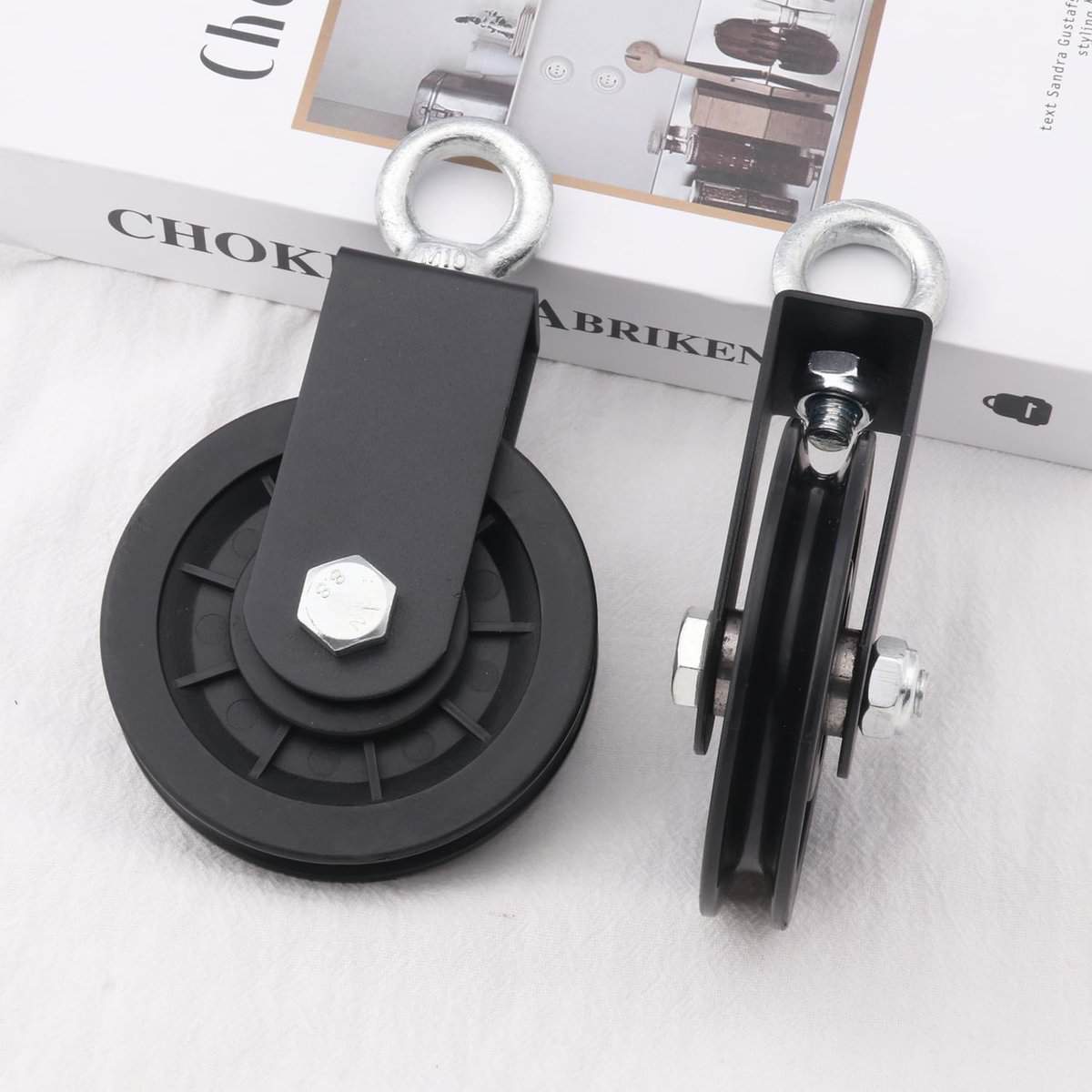 7 Pack Rueda de Poleas de Nylon Silenciosa para Cable de - Imagen 5