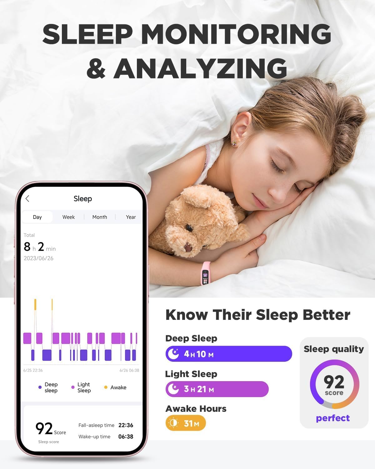 BIGGERFIVE Vigor 2 L Reloj Rastreador de Actividad para - Imagen 6