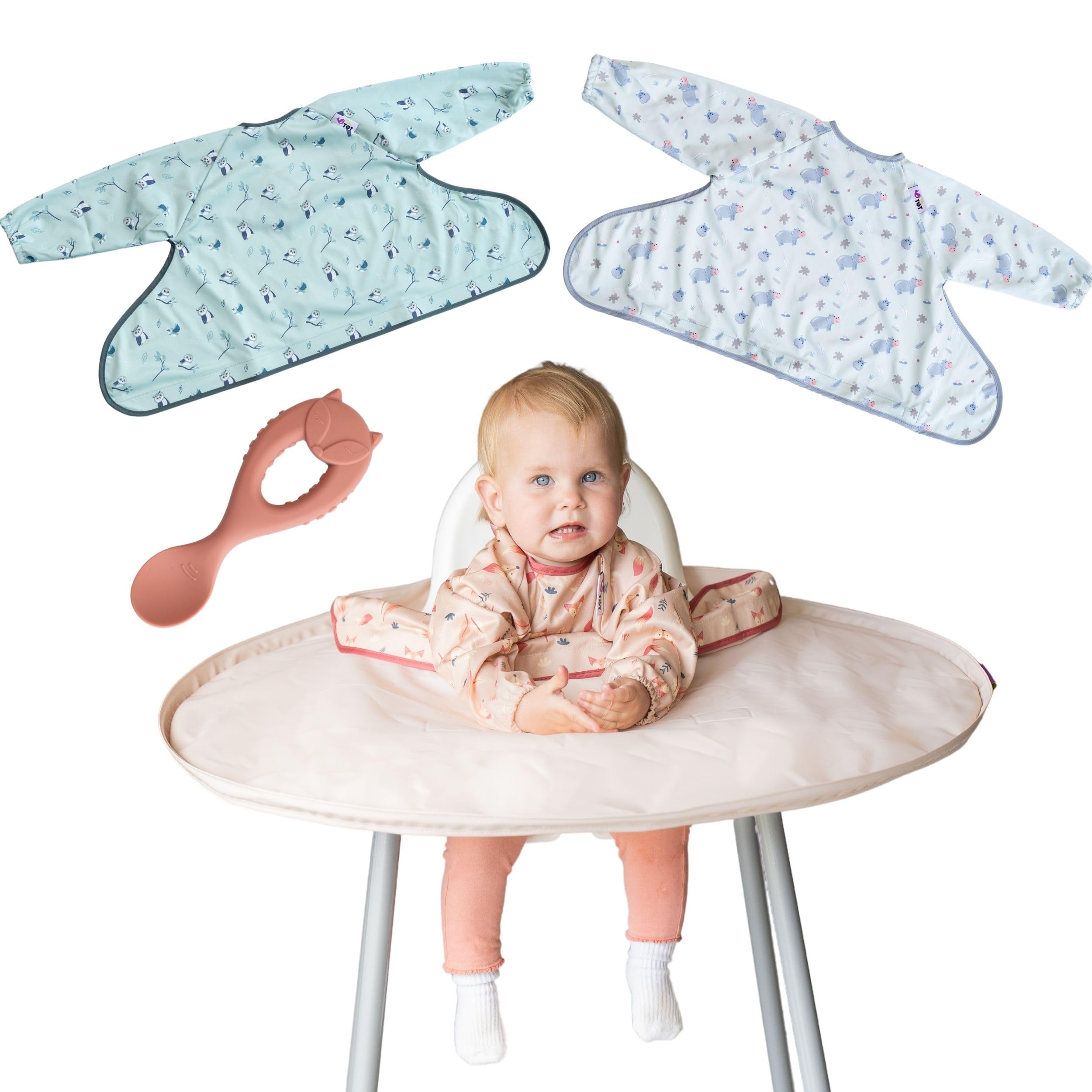 Tidy Tot - Kit de Babero y Bandeja para Bebés. Incluye 1