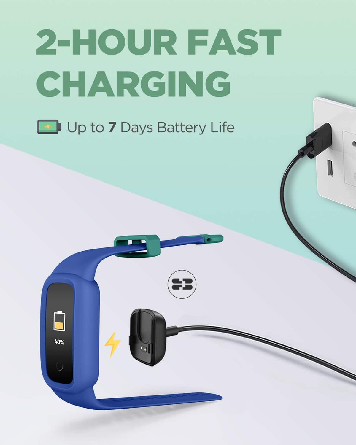 Reloj Rastreador de Actividad para Niños BIGGERFIVE Vigor 2 - Imagen 7