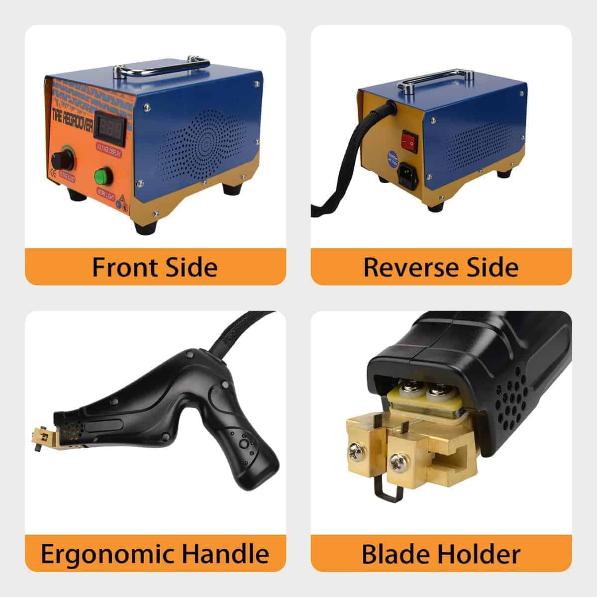 Regroover de Neumáticos Profesional de 1000W con 20 - Imagen 7