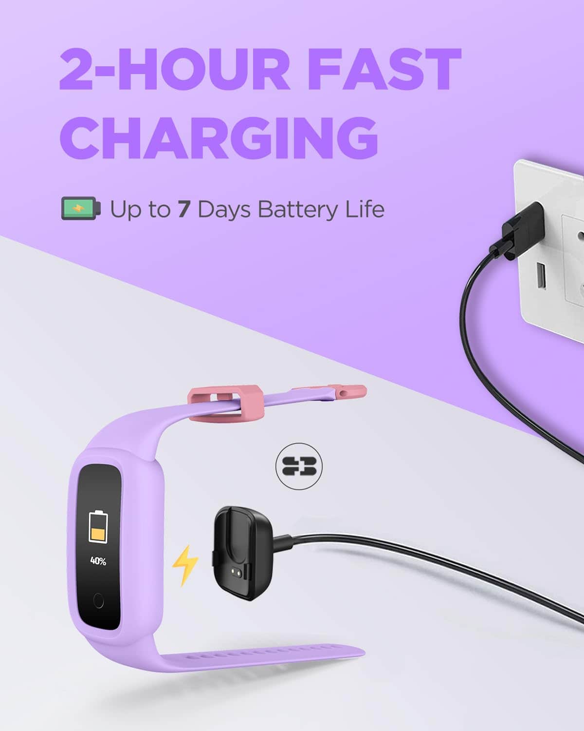 BIGGERFIVE Vigor 2 L Reloj Rastreador de Fitness para Niños - Imagen 7