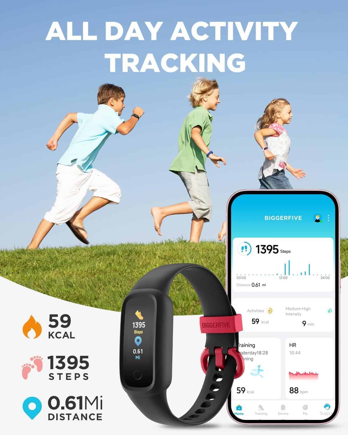 Reloj Fitness Tracker para Niños BIGGERFIVE Vigor 2 L para - Imagen 3