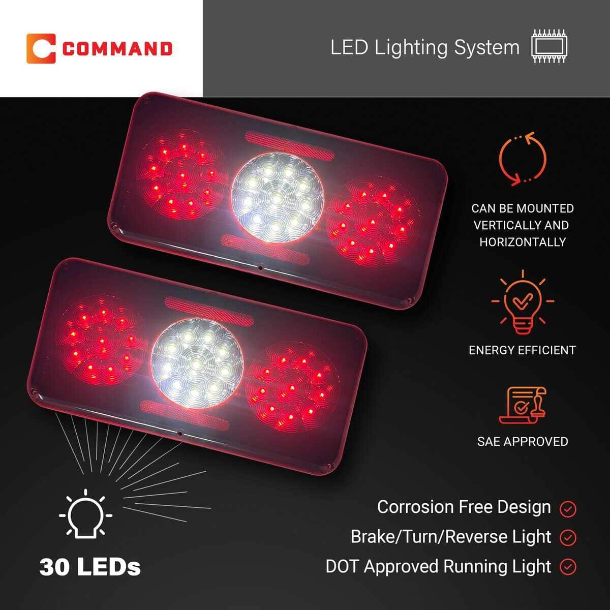 Luz Trasera Triple Sellada de LED OEM Command Electronics - Imagen 6