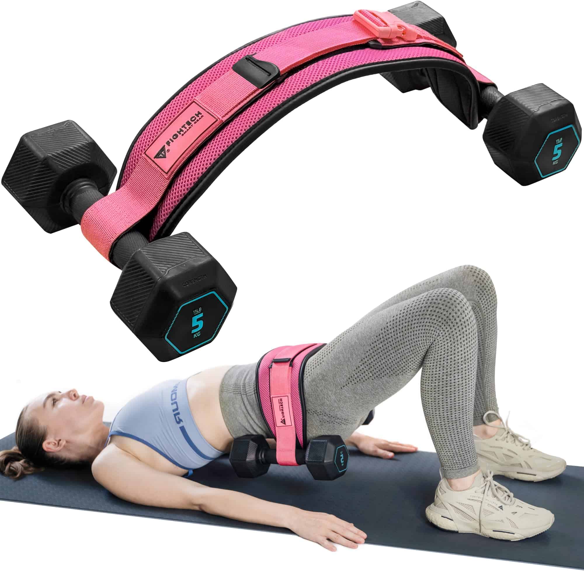 Cinturón de Hip Thrust para Ejercicio con Acolchado