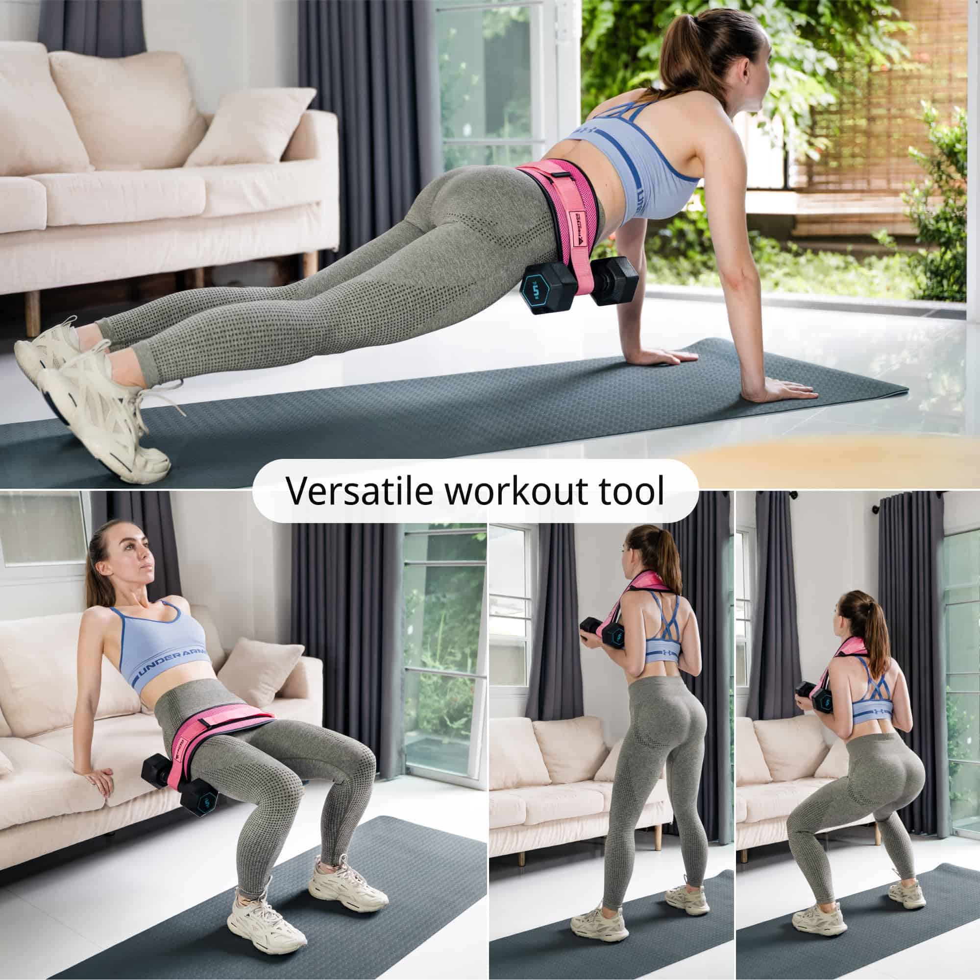 Cinturón de Hip Thrust para Ejercicio con Acolchado - Imagen 7