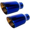 NETAMI 2.25" to 4" Punta de Escape en Acero Inoxidable