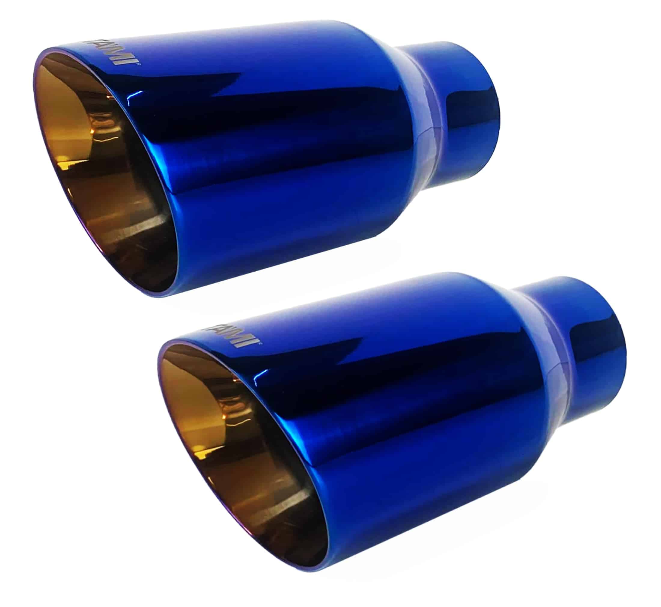NETAMI 2.25" to 4" Punta de Escape en Acero Inoxidable