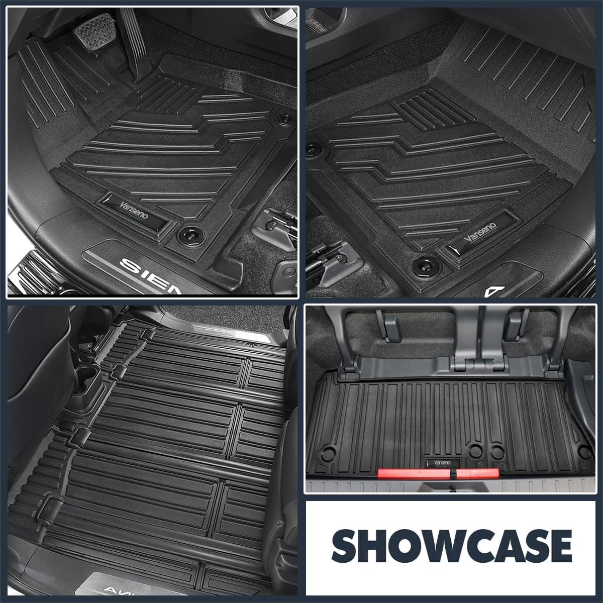 Tapetes y Protector de Maletero para Toyota Sienna - Imagen 4