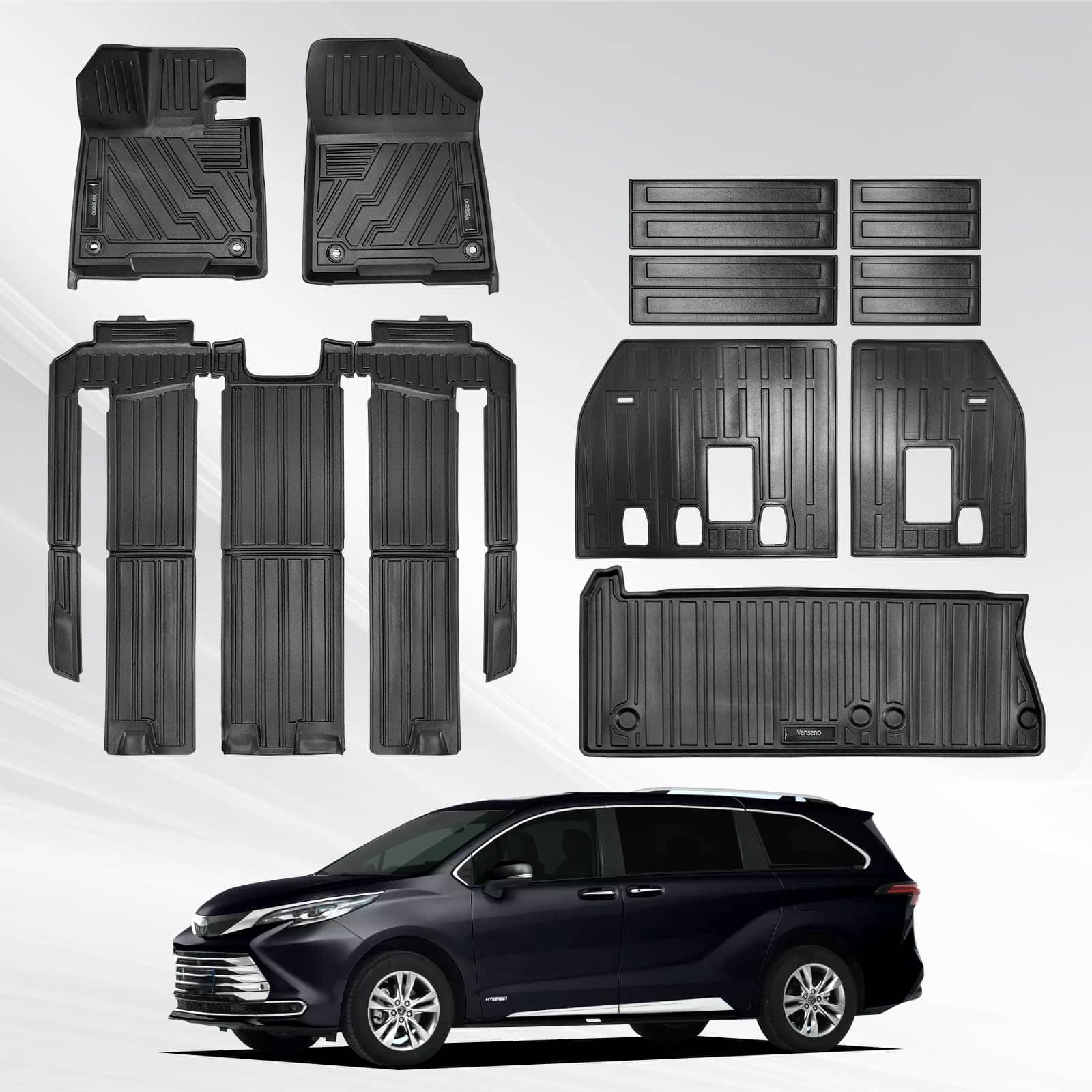 Tapetes y Protector de Maletero para Toyota Sienna