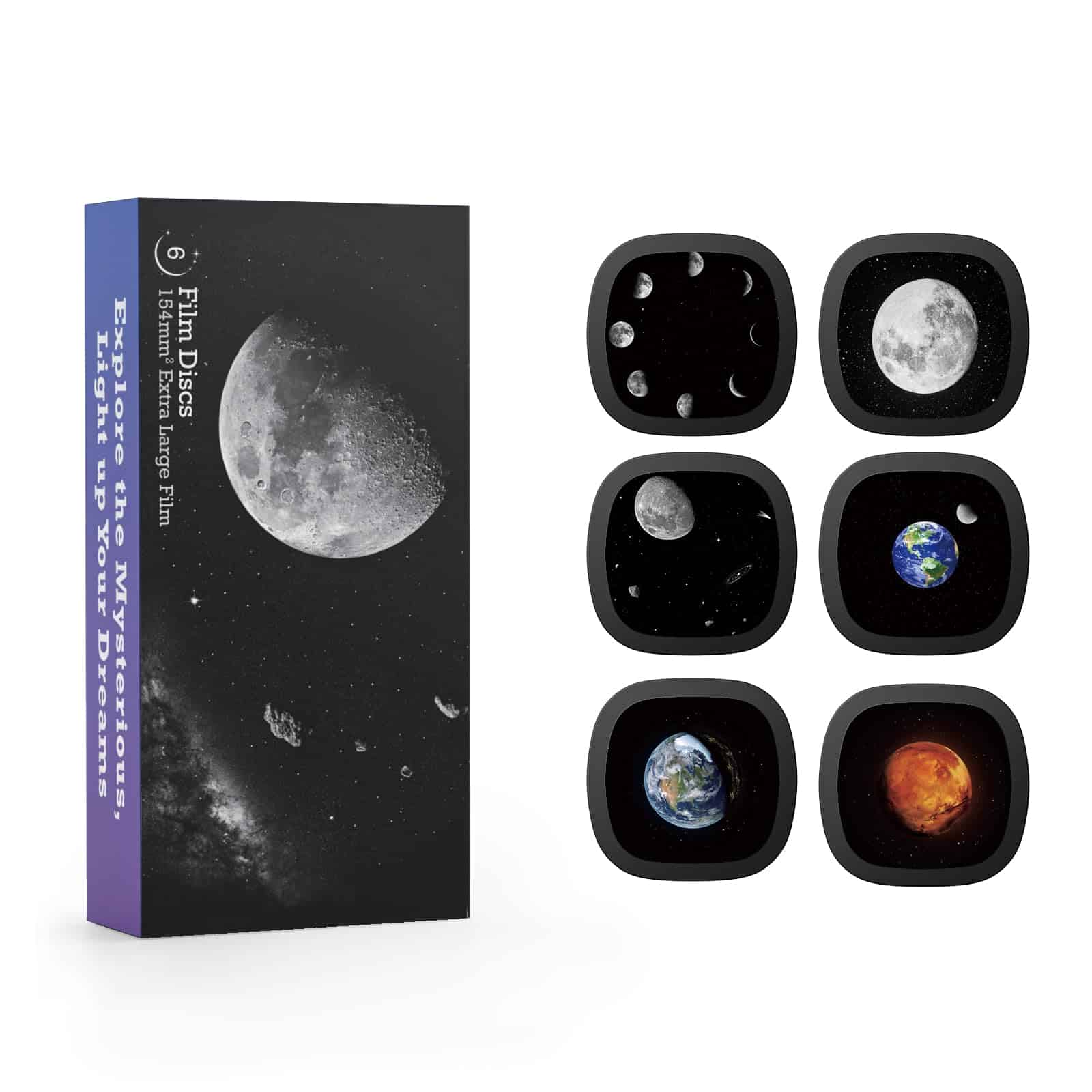 Discos Realistas para Proyector Ainael Meteor y Galaxia -