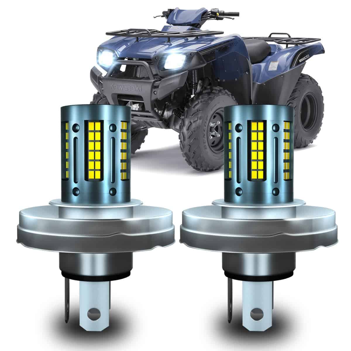 TJJTGBR Para Kawasaki Brute Force Prairie 650 KFX 700 Luces