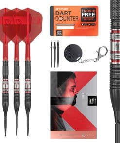 TARGET Darts Gabriel Clemens 95K Steel Tip -Black & Red