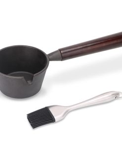 Svailse Olla de Fundición de Hierro y Cepillo de Barbacoa