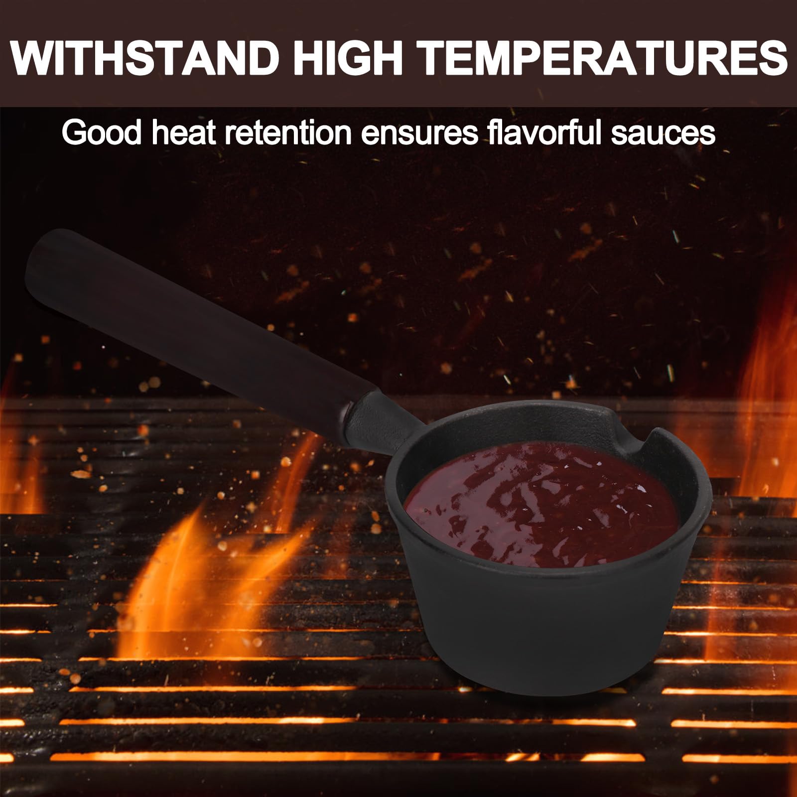 Svailse Olla de Fundición de Hierro y Cepillo de Barbacoa - Imagen 6