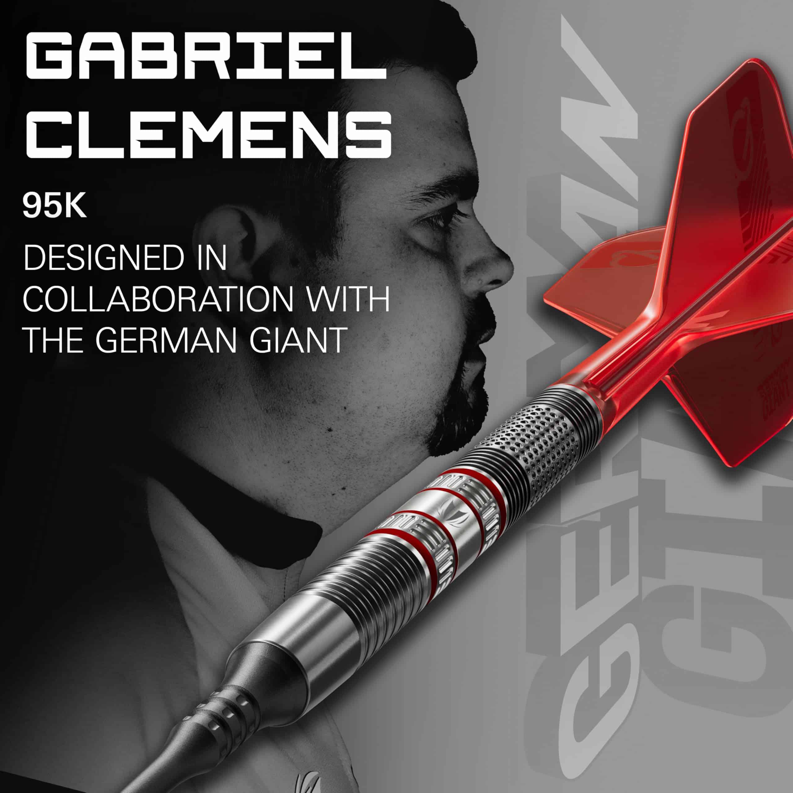TARGET Darts Gabriel Clemens 95K Soft Tip 95% Tungsten Dart - Imagen 3
