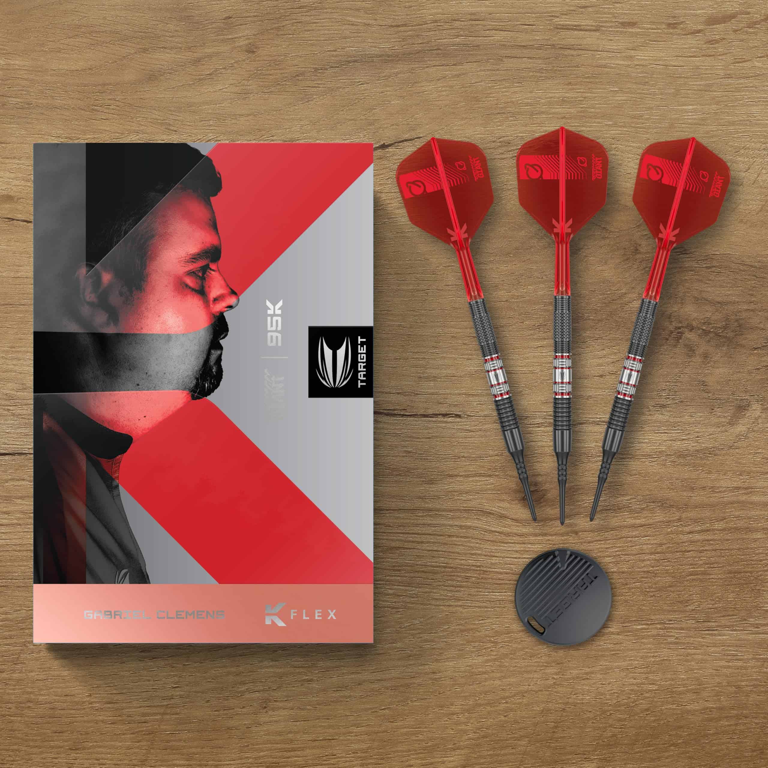 TARGET Darts Gabriel Clemens 95K Soft Tip 95% Tungsten Dart - Imagen 7