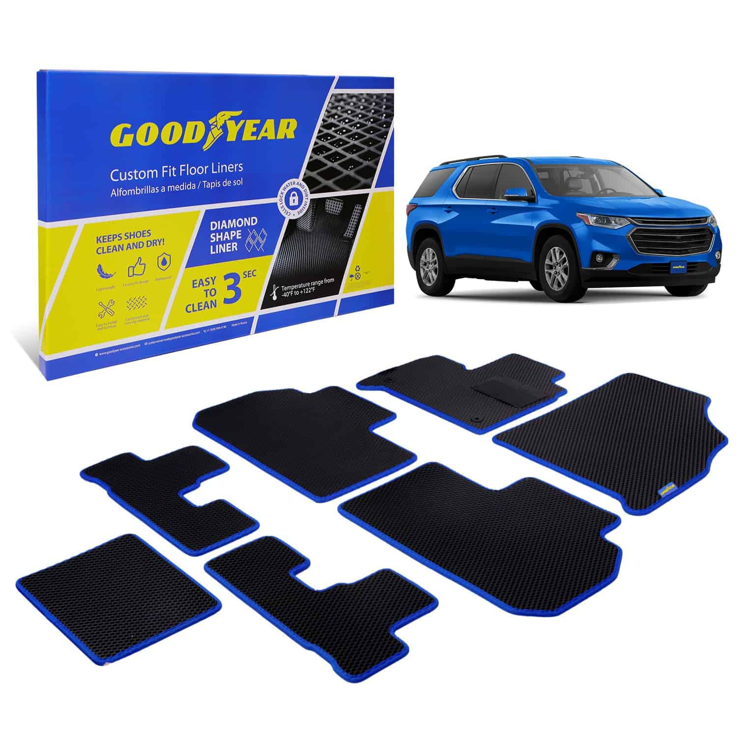 Tapetes para autos Goodyear All-Weather � Ajuste