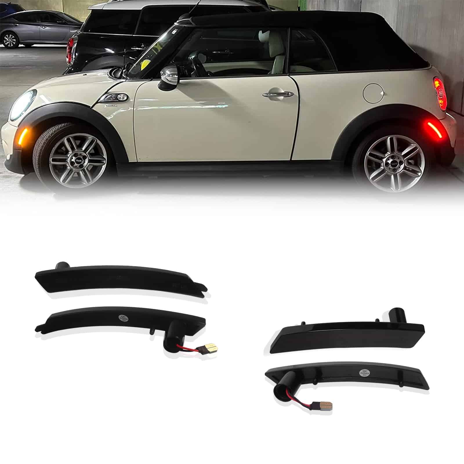 Kit de Luces Indicadoras Laterales LED Venyeeda con Lente - Imagen 7