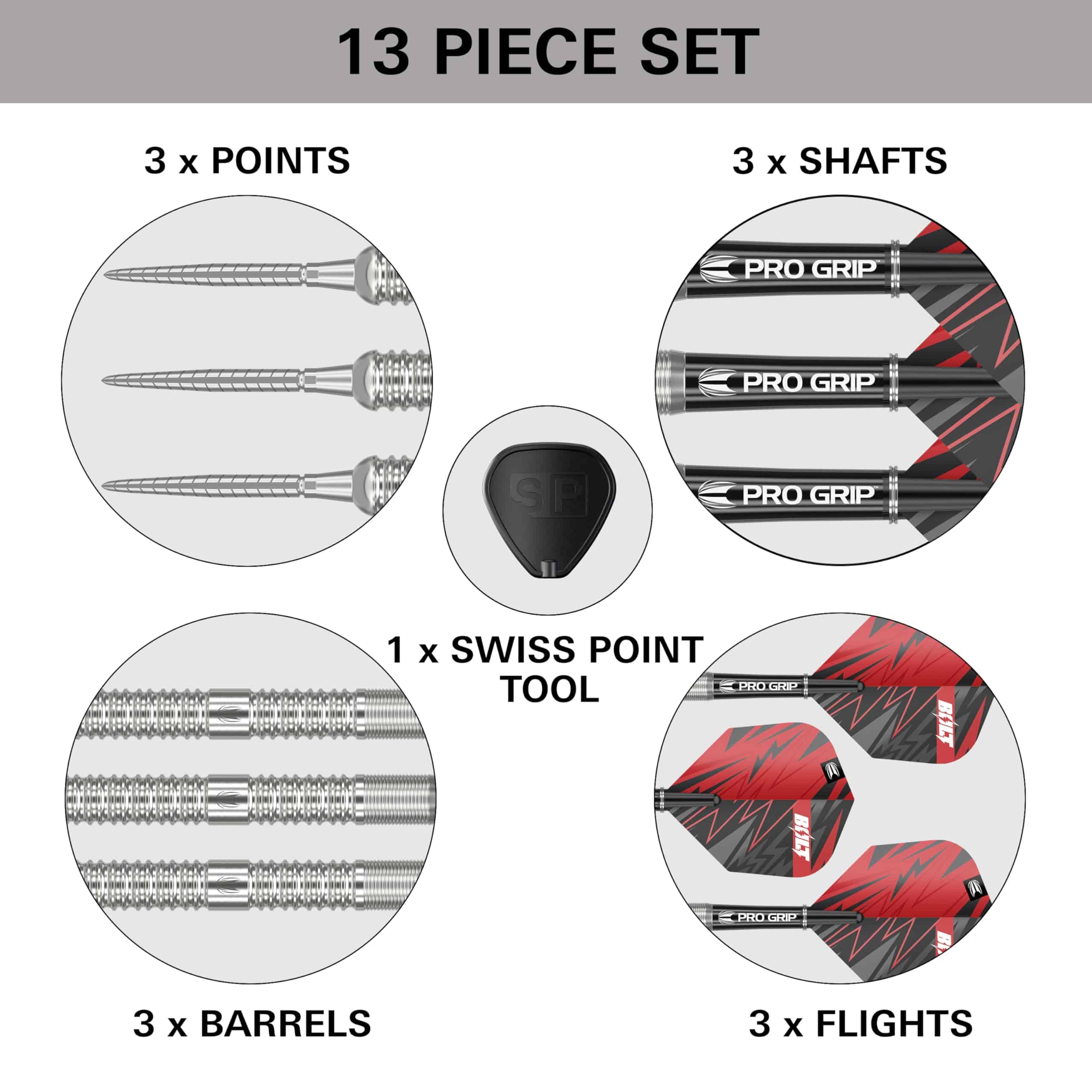 TARGET Darts Sebastian Bialecki Gen 1 Steel Tip Swiss Point - Imagen 6