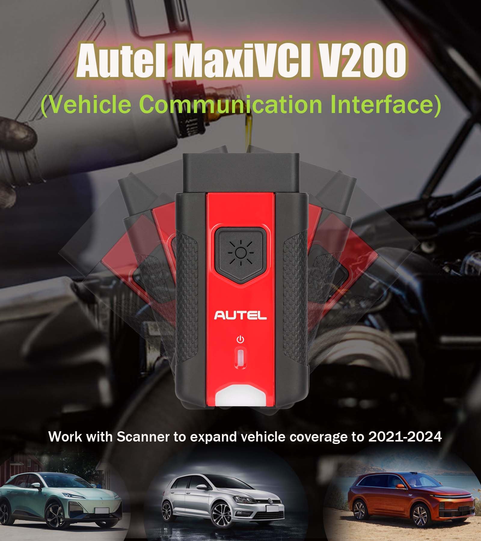 Autel MaxiVCI V200 Interfaz de Comunicación para Vehículos - Imagen 3