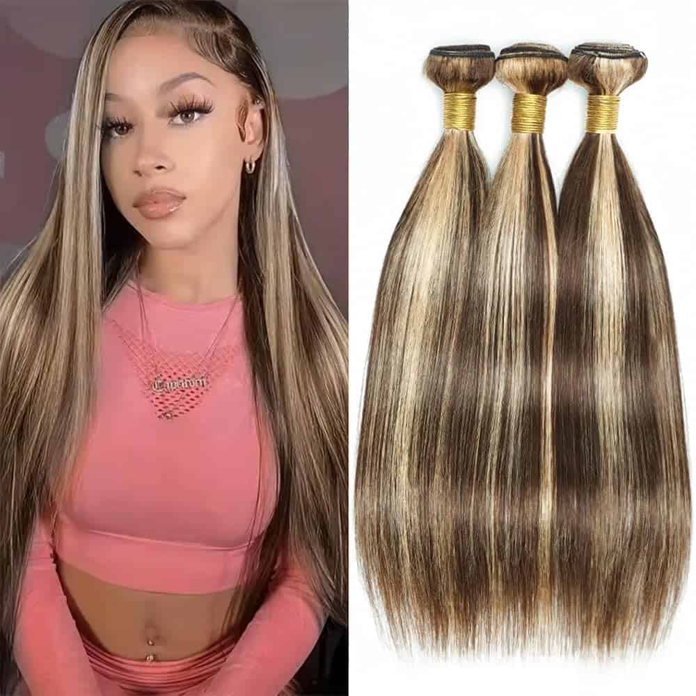 Dokksiiia Highlight Ombre Blonde P4/613 Dark Brown and