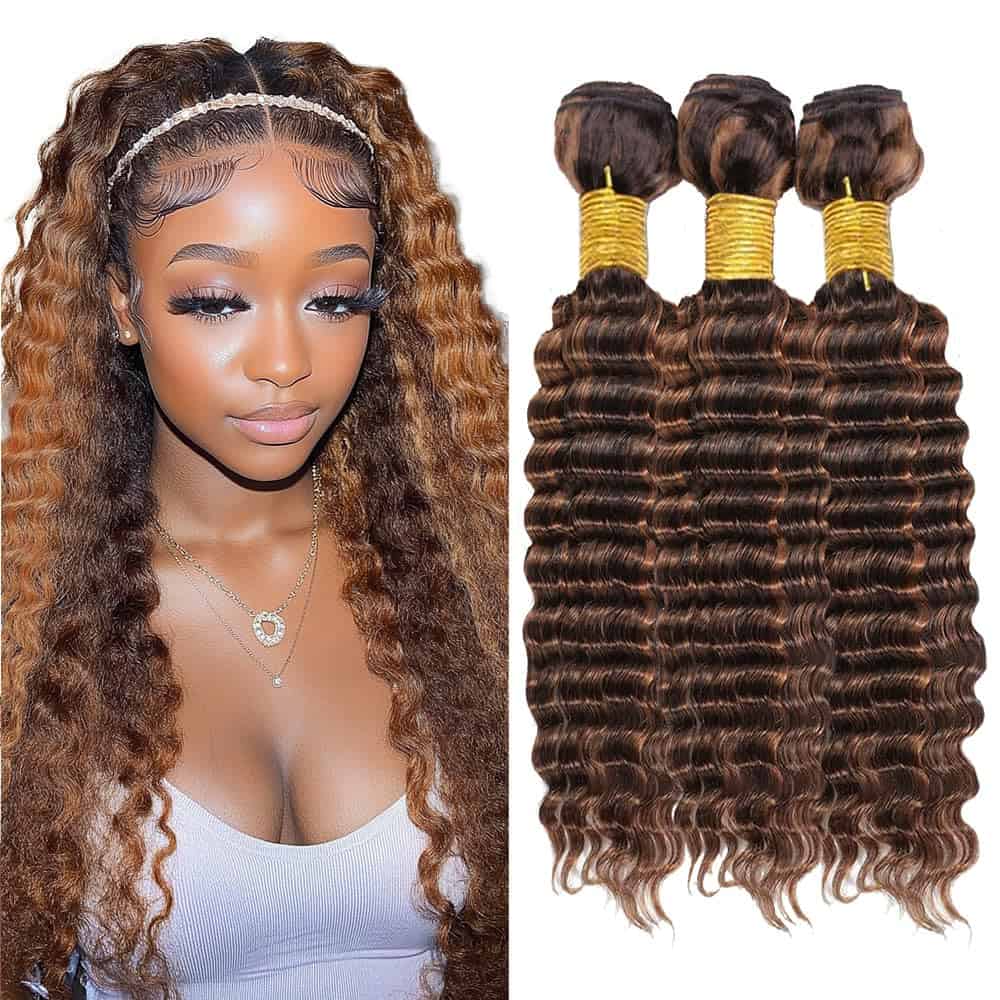 Dokksiiia 14 16 18 Pulgadas Resalte Onda Profunda Paquetes