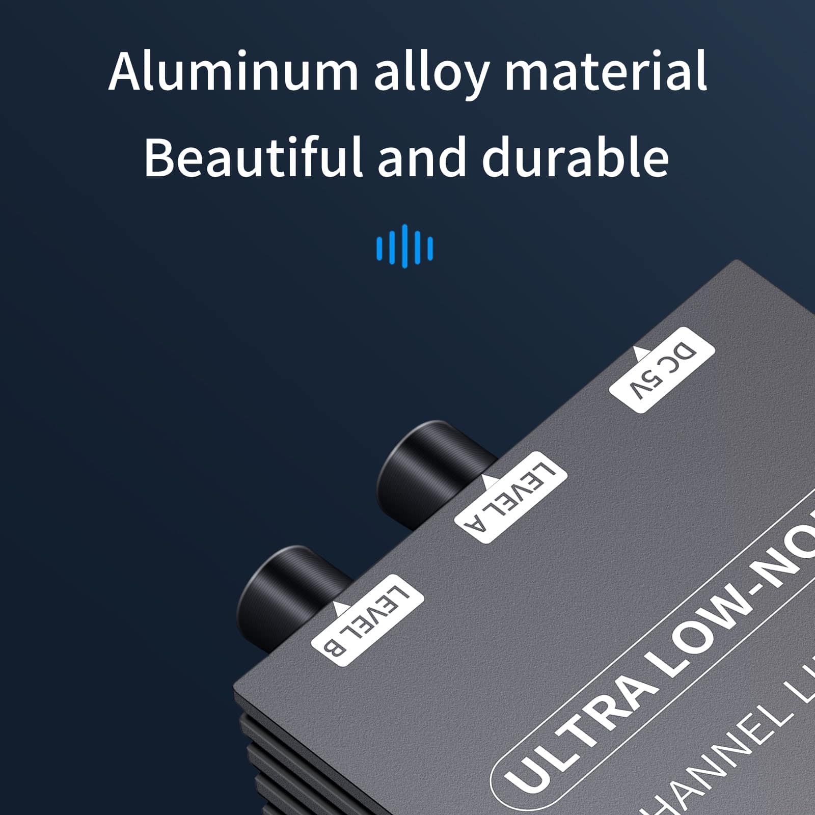 Mini Mezclador de Audio Line Mixer, 2 Vías Mezclador de - Imagen 8