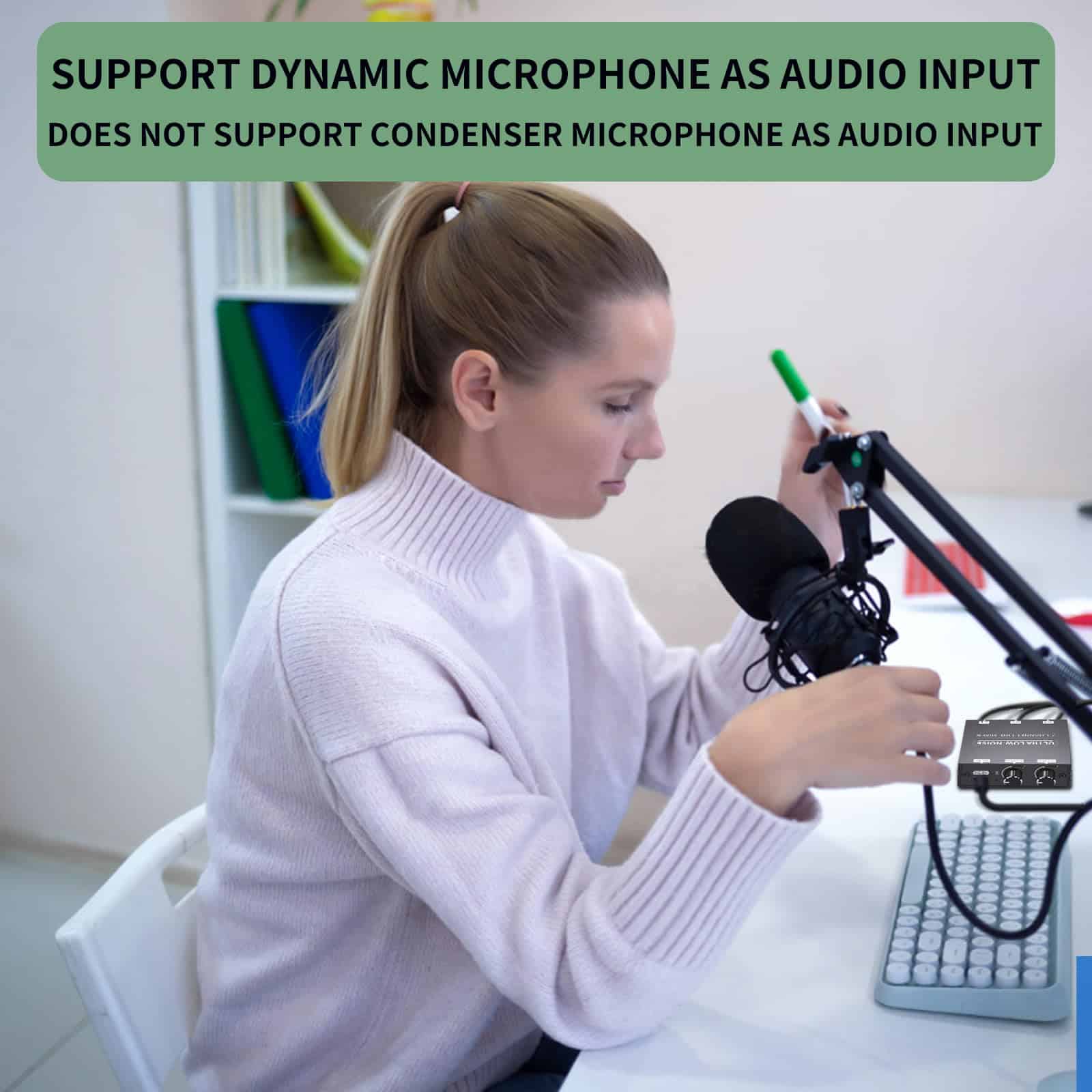 Mini Mezclador de Audio Line Mixer, 2 Vías Mezclador de - Imagen 6