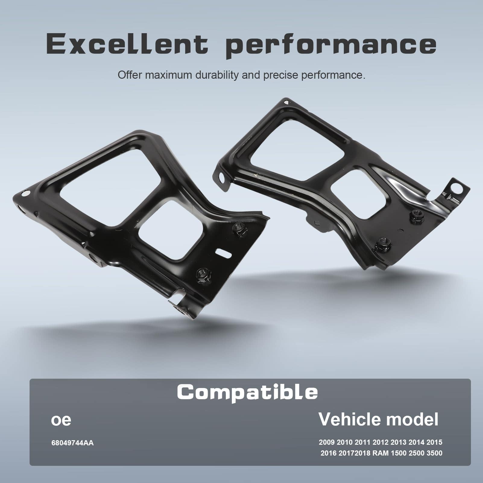 Soporte de Bumper Trasero Nuevo GNXFixt 68049744AA, Lado - Imagen 6