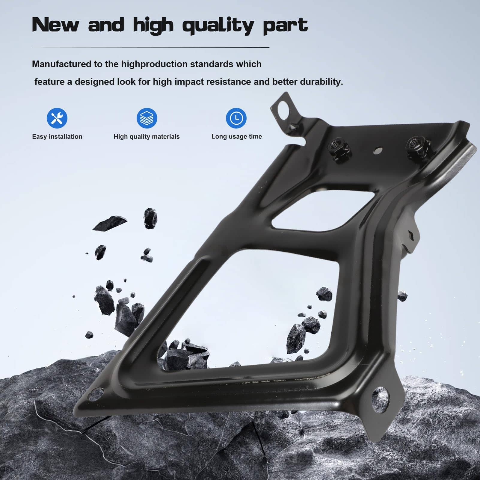 Soporte de Bumper Trasero Nuevo GNXFixt 68049744AA, Lado - Imagen 7