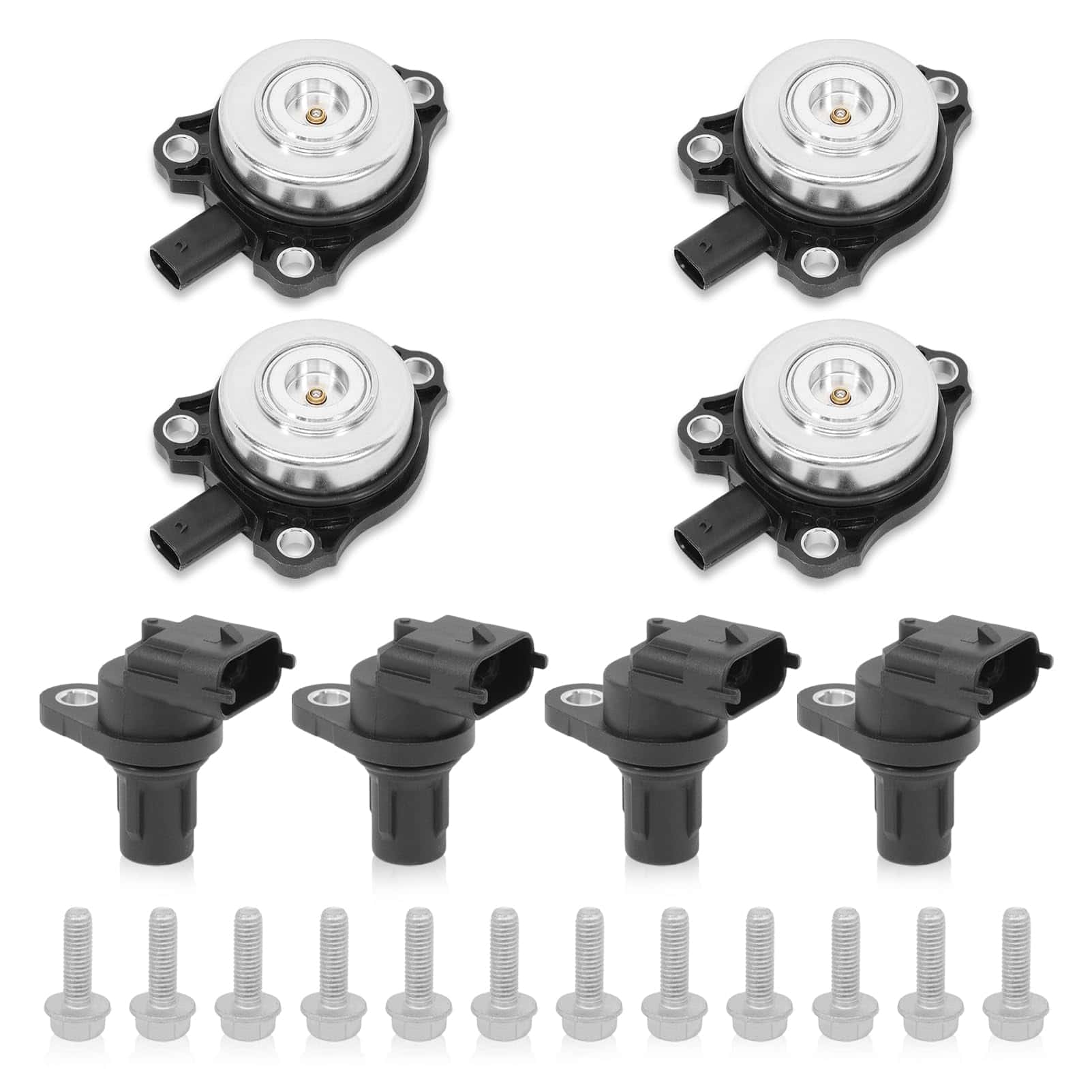 Kit de 4 Sensores de Posición del Árbol de Levas + 4 Imanes