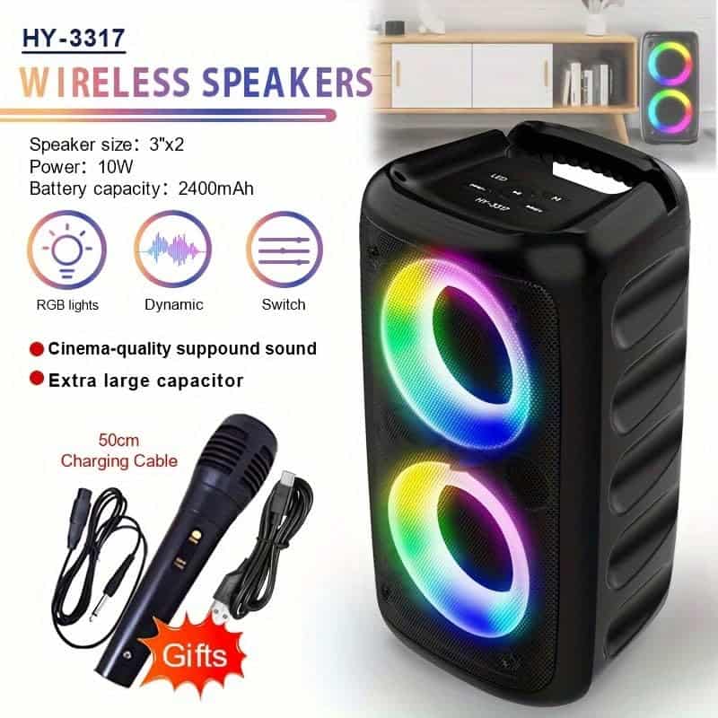 Altavoz portátil Bluetooth, Máquina de karaoke para adultos - Imagen 7