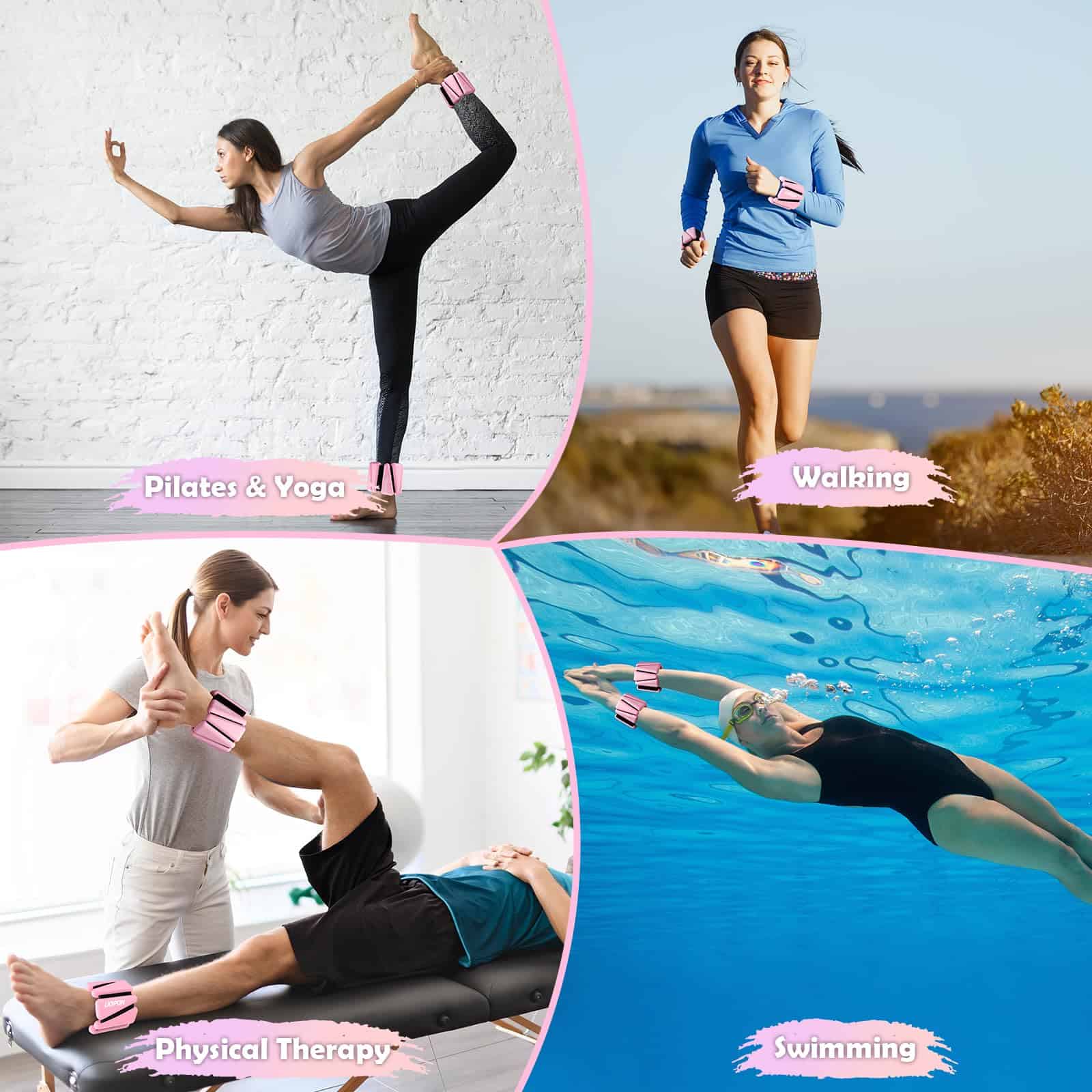 Pesas para Muñecas y Tobillos para Mujeres Conjunto de 2, - Imagen 8