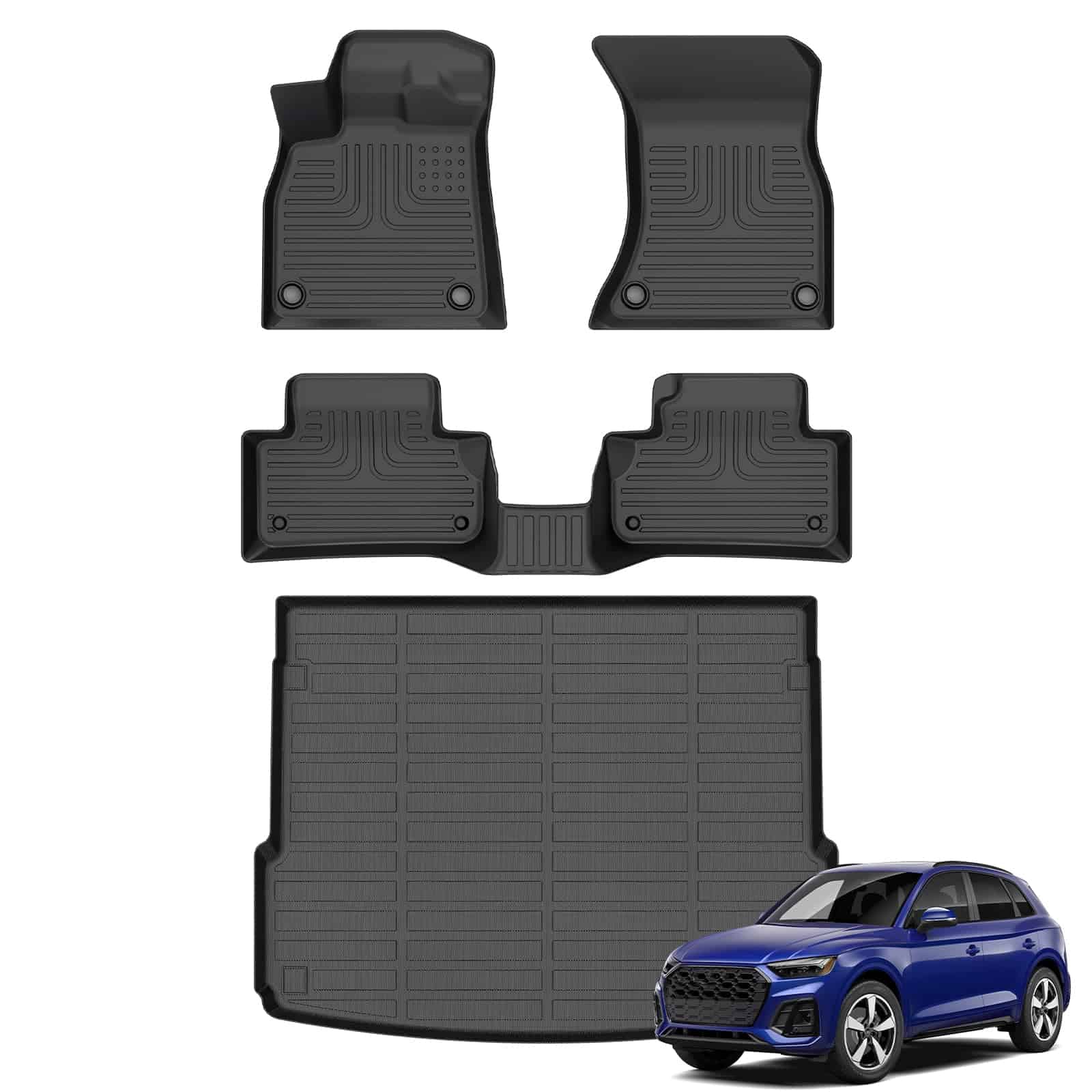 Juego de Tapetes para Piso y Forro de -Audi Q5 2018-2025 Ful