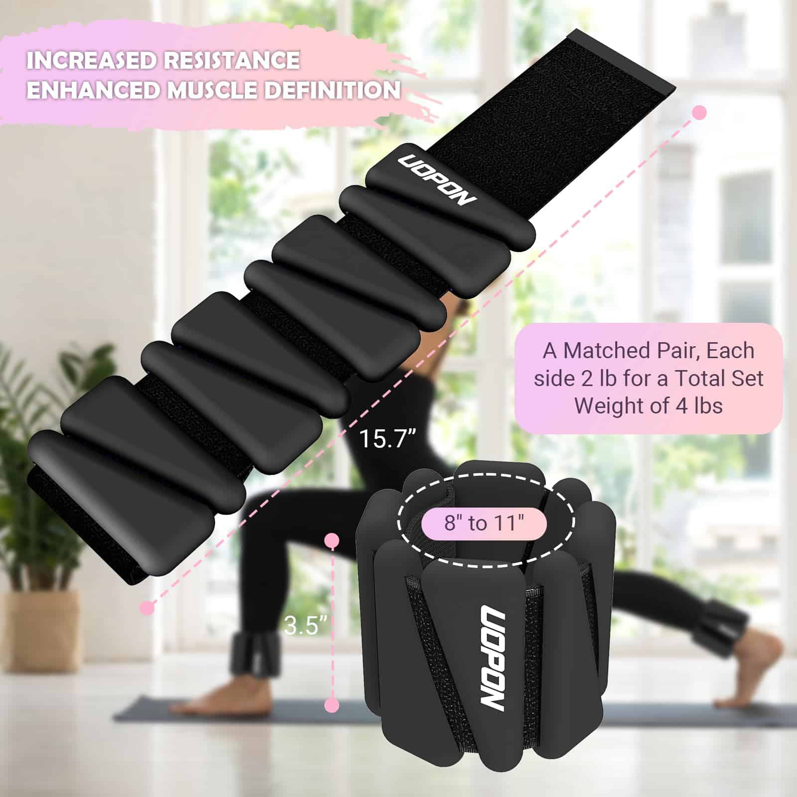 Juego de Pesas para Muñecas y Tobillos para Mujeres, Set de - Imagen 5