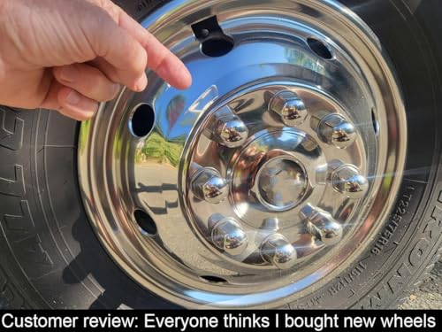 Set de 4 tapacubos CITYHOT de 16" para Ford F350 1974-1998; - Imagen 3