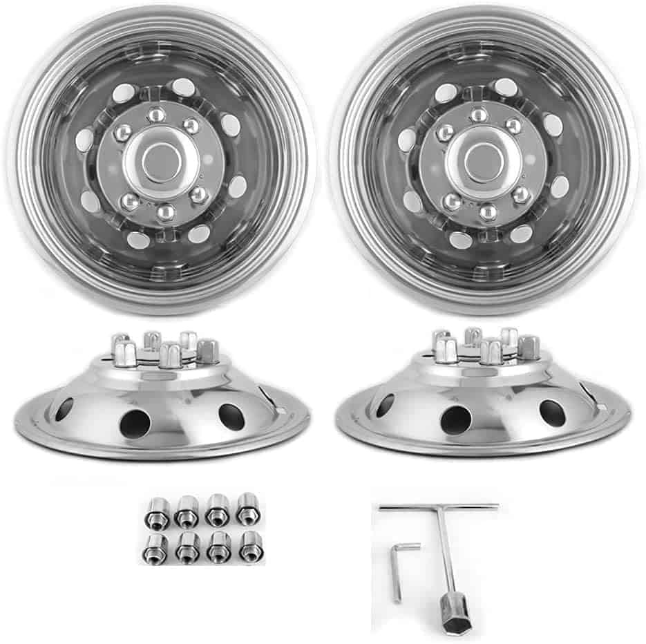 Set de 4 tapacubos CITYHOT de 16" para Ford F350 1974-1998; - Imagen 8