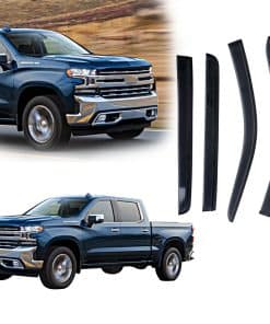 AGMRLX Car Rain Guards Tape-on/Black Ventvisor| Fits