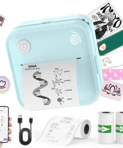 Impresora de etiquetas Bluetooth Lopevi - -Azul Cielo