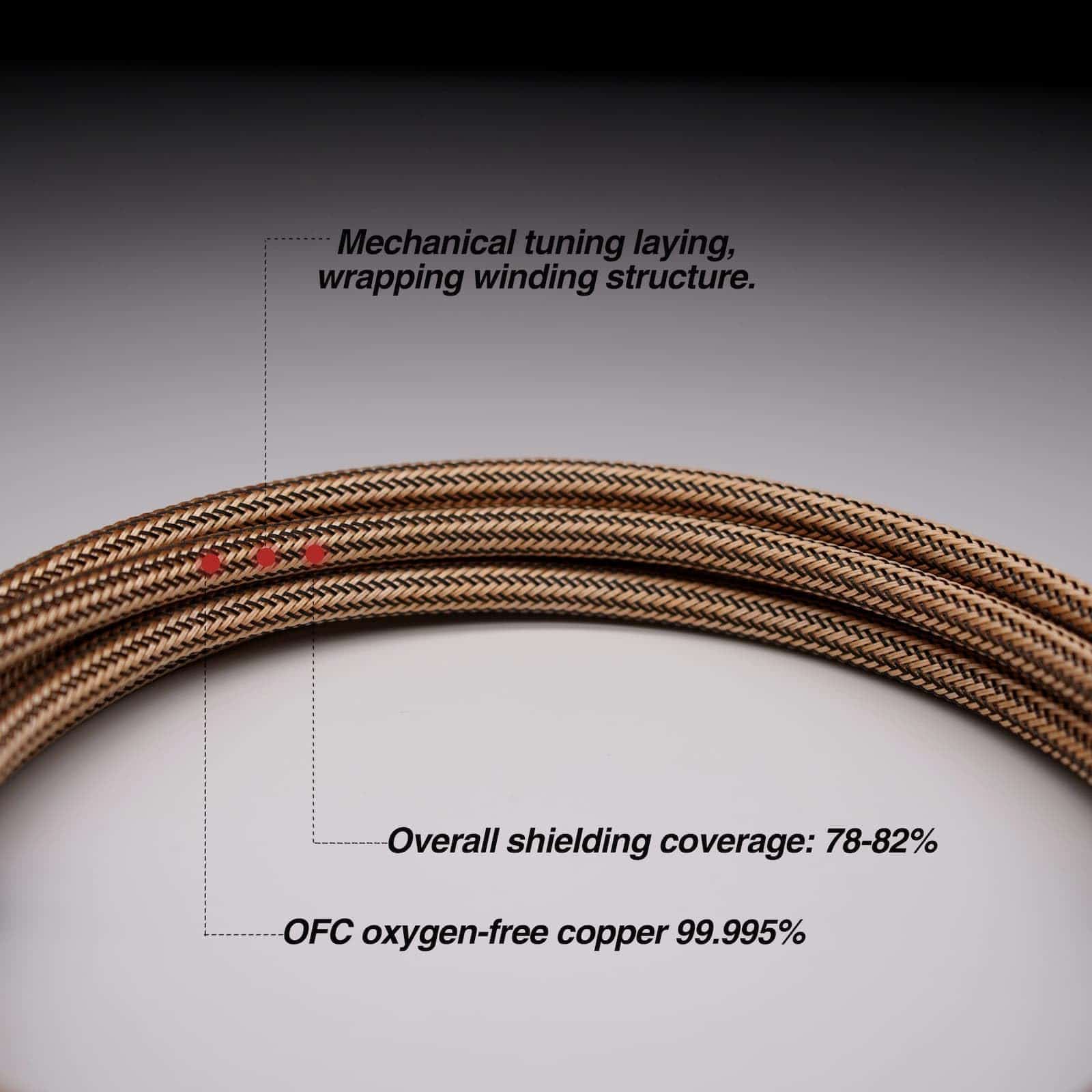 Cable de Guitarra Samgool de 10 pies, Cable de -Champán y Ne - Imagen 5