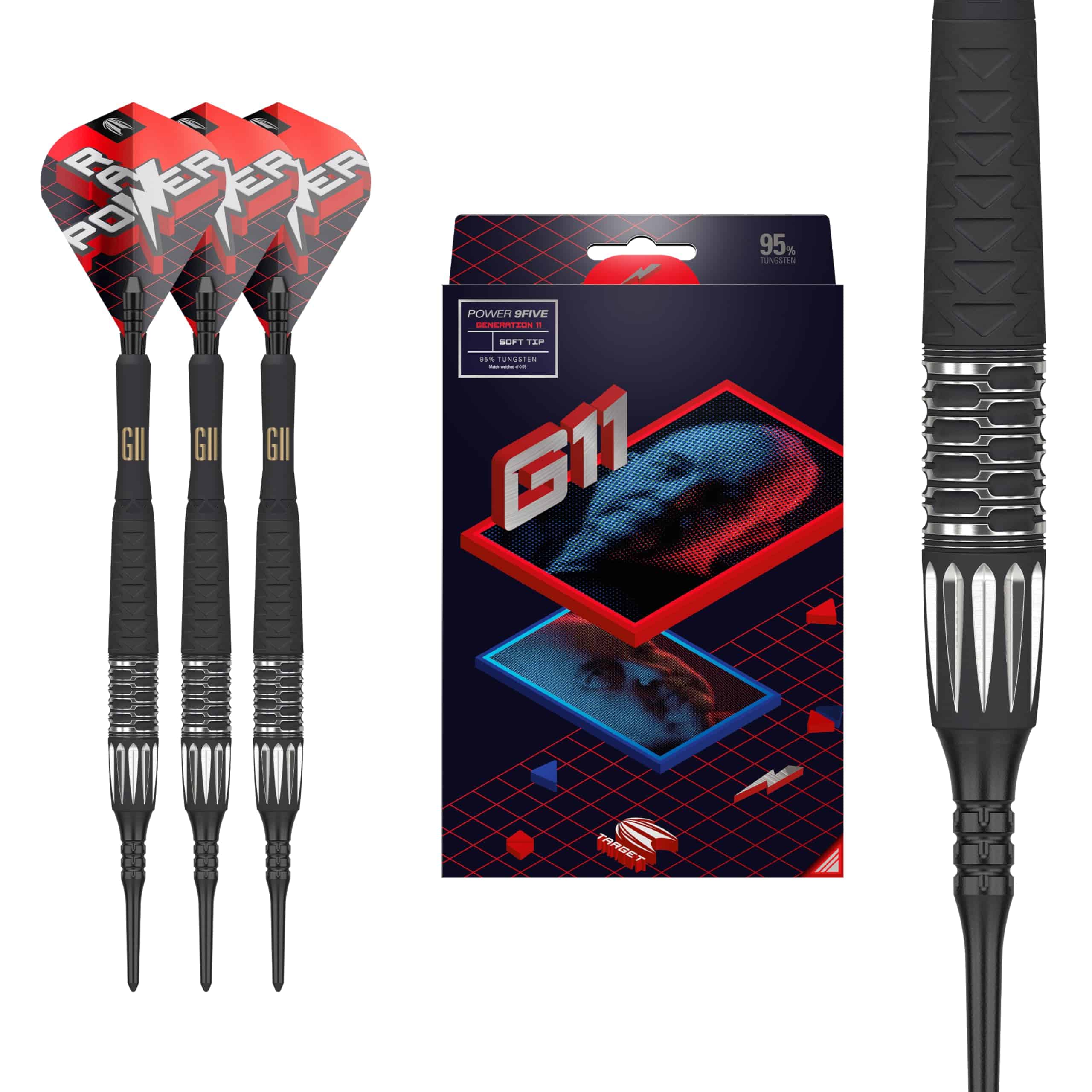 TARGET Darts Phil Taylor Gen 11 Power 9-Five Soft Tip