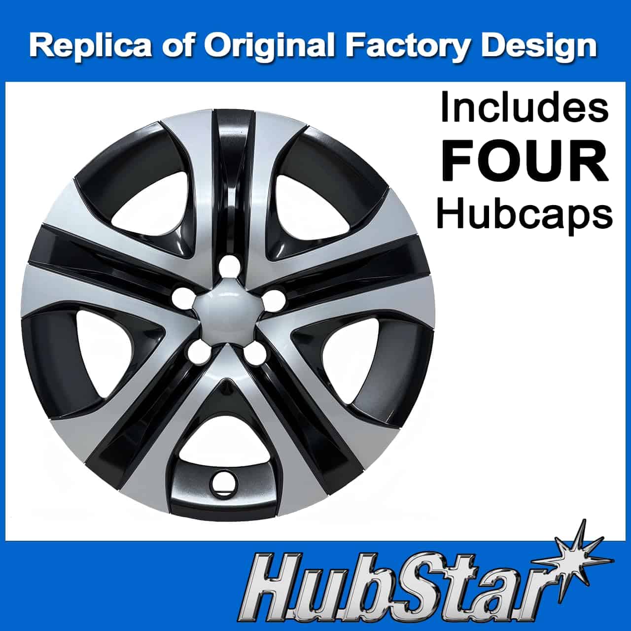 Juego de 4 Tapacubos de Repuesto HubStar para Toyota Rav4 - Imagen 3