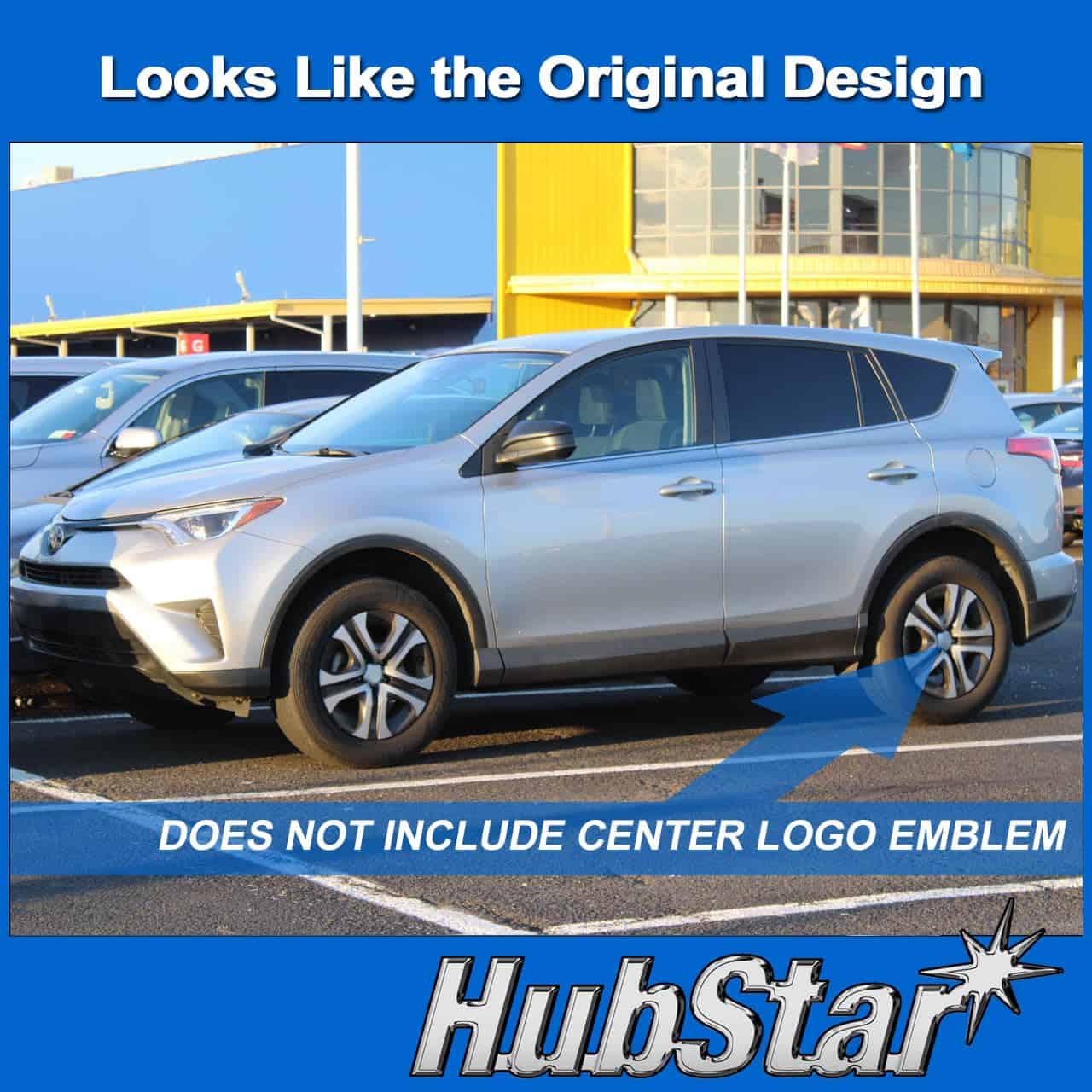 Juego de 4 Tapacubos de Repuesto HubStar para Toyota Rav4 - Imagen 4